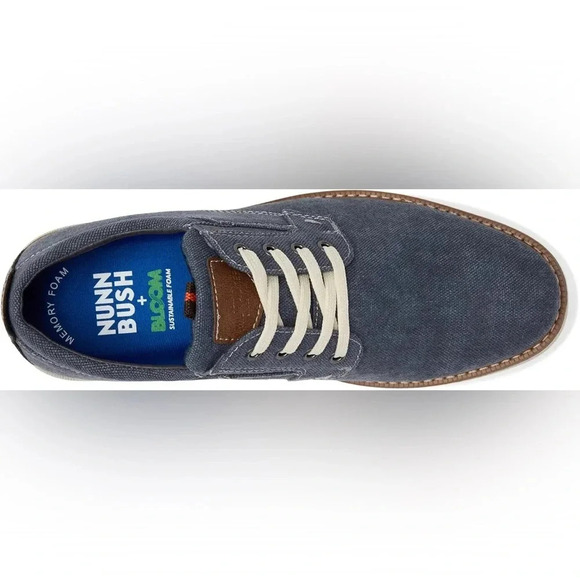 NWT Nunn Bush Otto Canvas Plain Toe Oxfords main image 4